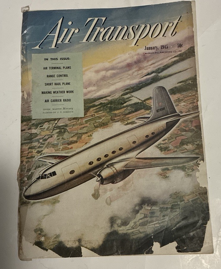 Air Transport Magazine April 1946 Vintage Great Ads Volume 3 Issue 1