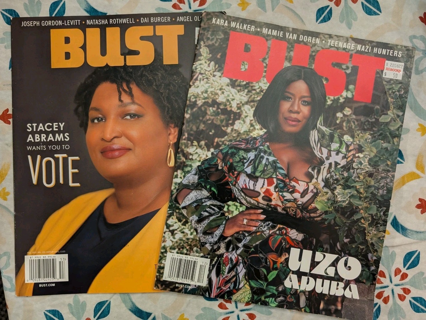 Bust Magazine Lot Of 2 Stacey Abrams Uzo Aduba Free Shipping