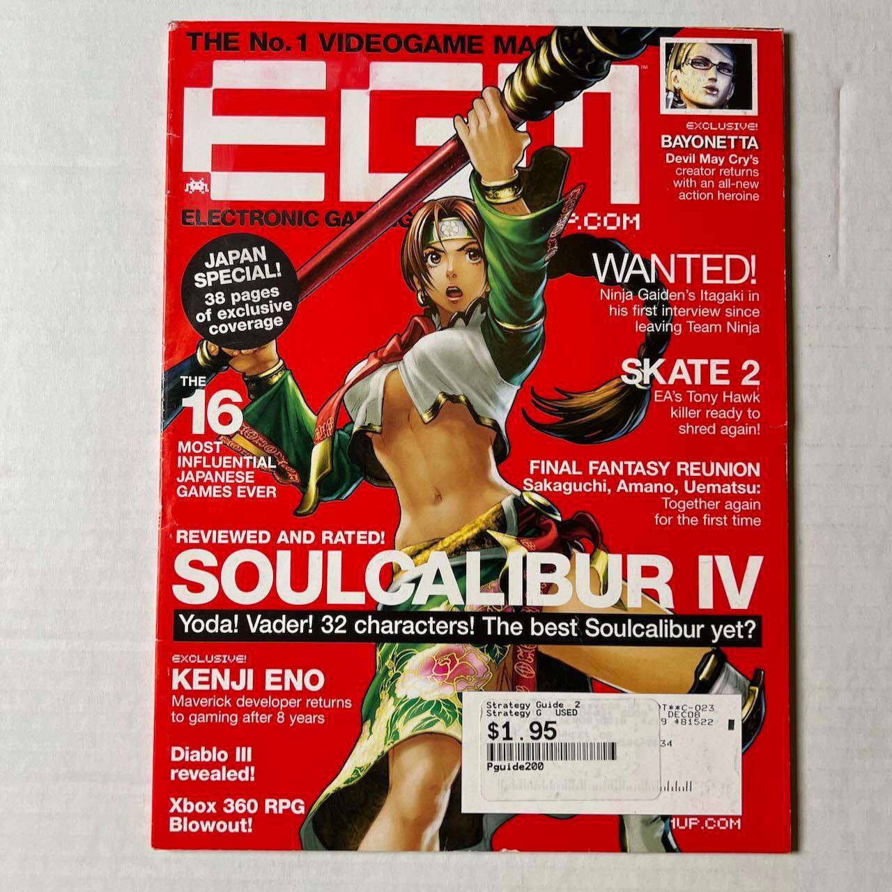 EGM Magazine #232 September 2008 Soulcalibur IV Mirror’s Edge