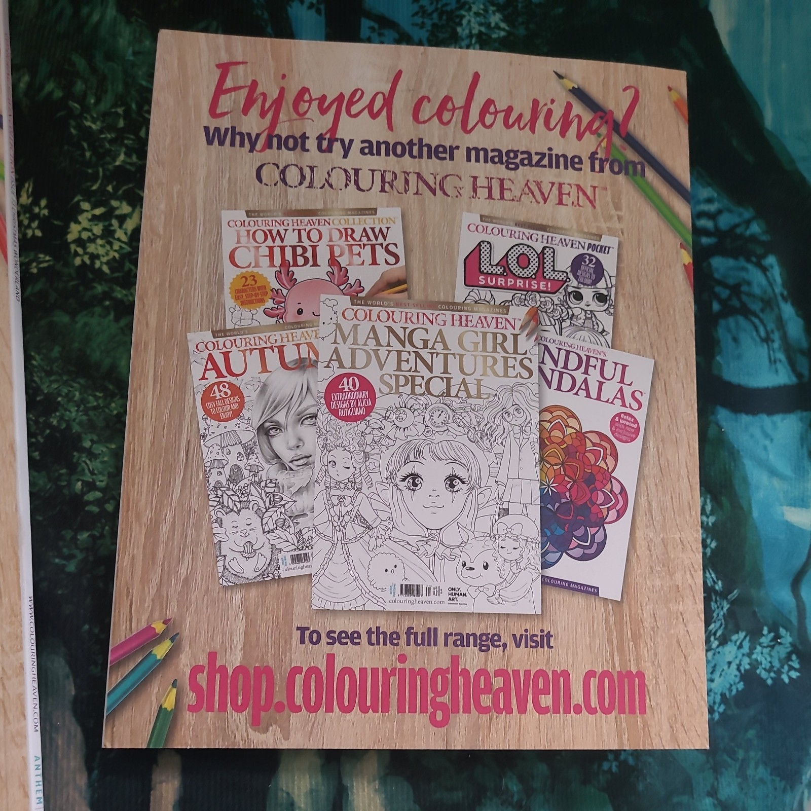 Colouring Heaven Collection magazines #73 & #23 Christmas wonderland/Christmas