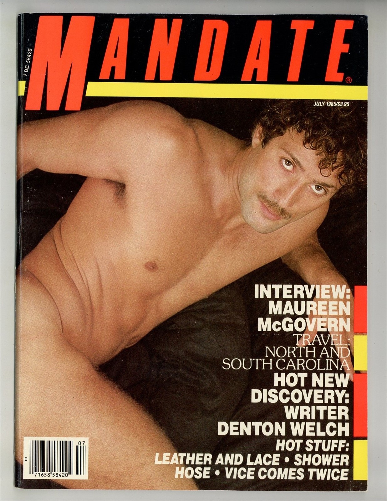 Mandate 1985 Malexpress, Kristen Bjorn 98pgs Vintage Gay Pinup Magazine M38283