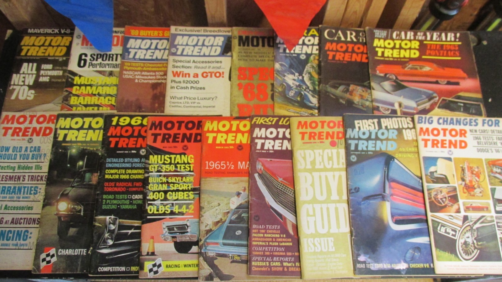 1965-69 Motor Trend Magazine lot