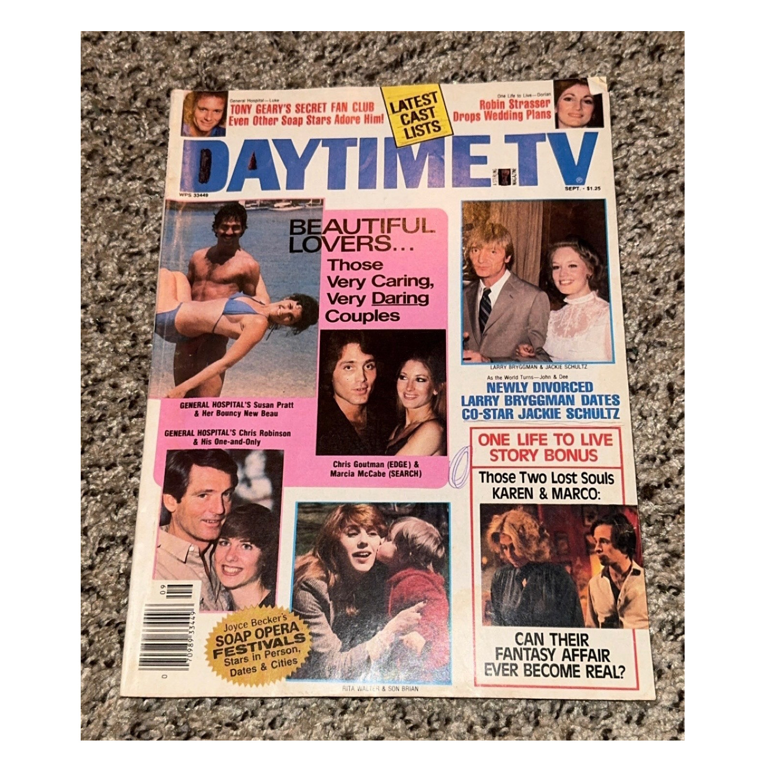 Daytime TV, Sept 1981 Issue 9 (Soap Opera, Celebrity, Movies & TV Illustrated)