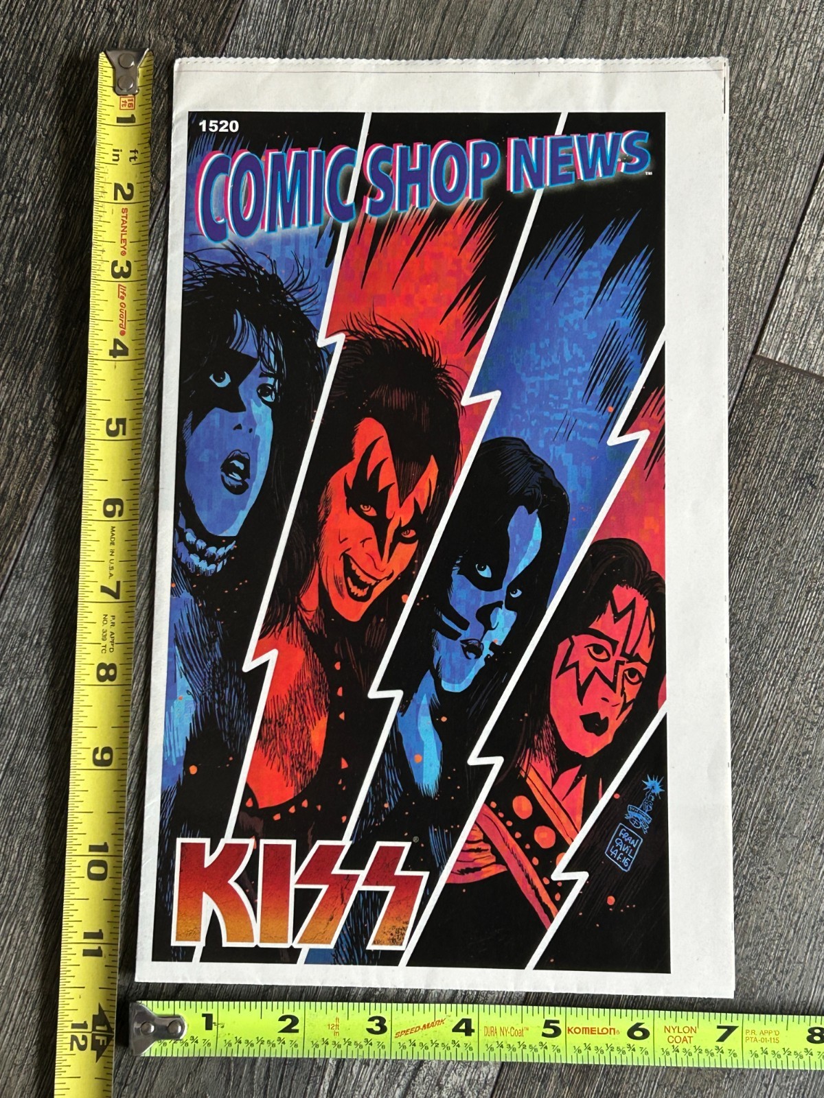 KISS Magazine Comic Shop News 2016 Kiss Dynamite Comic Preview Vintage Kiss