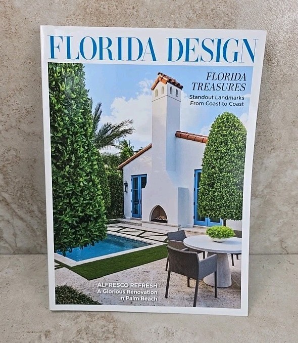 Florida Design Magazine 2022 Vol 32 No 3 Treasures Issue Palm Beach Decor