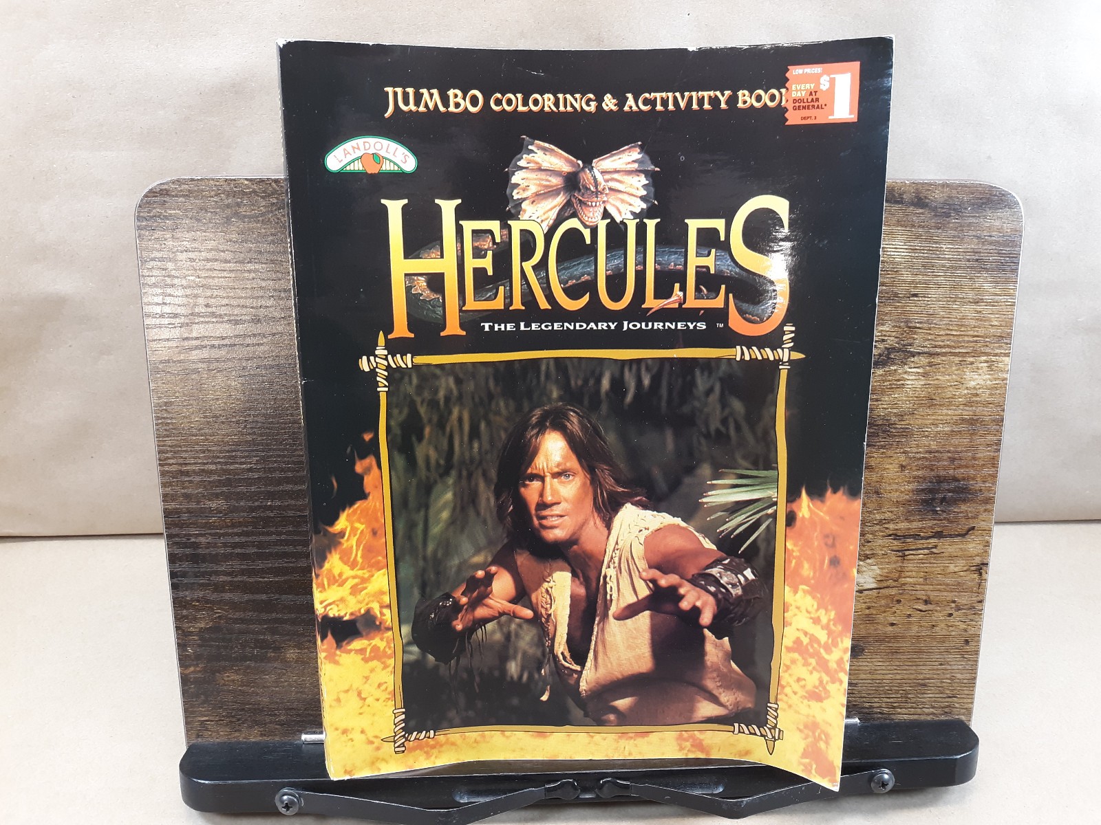 Hercules Legendary Journeys Jumbo Coloring & Activity Book 1997 Landolls. Unused