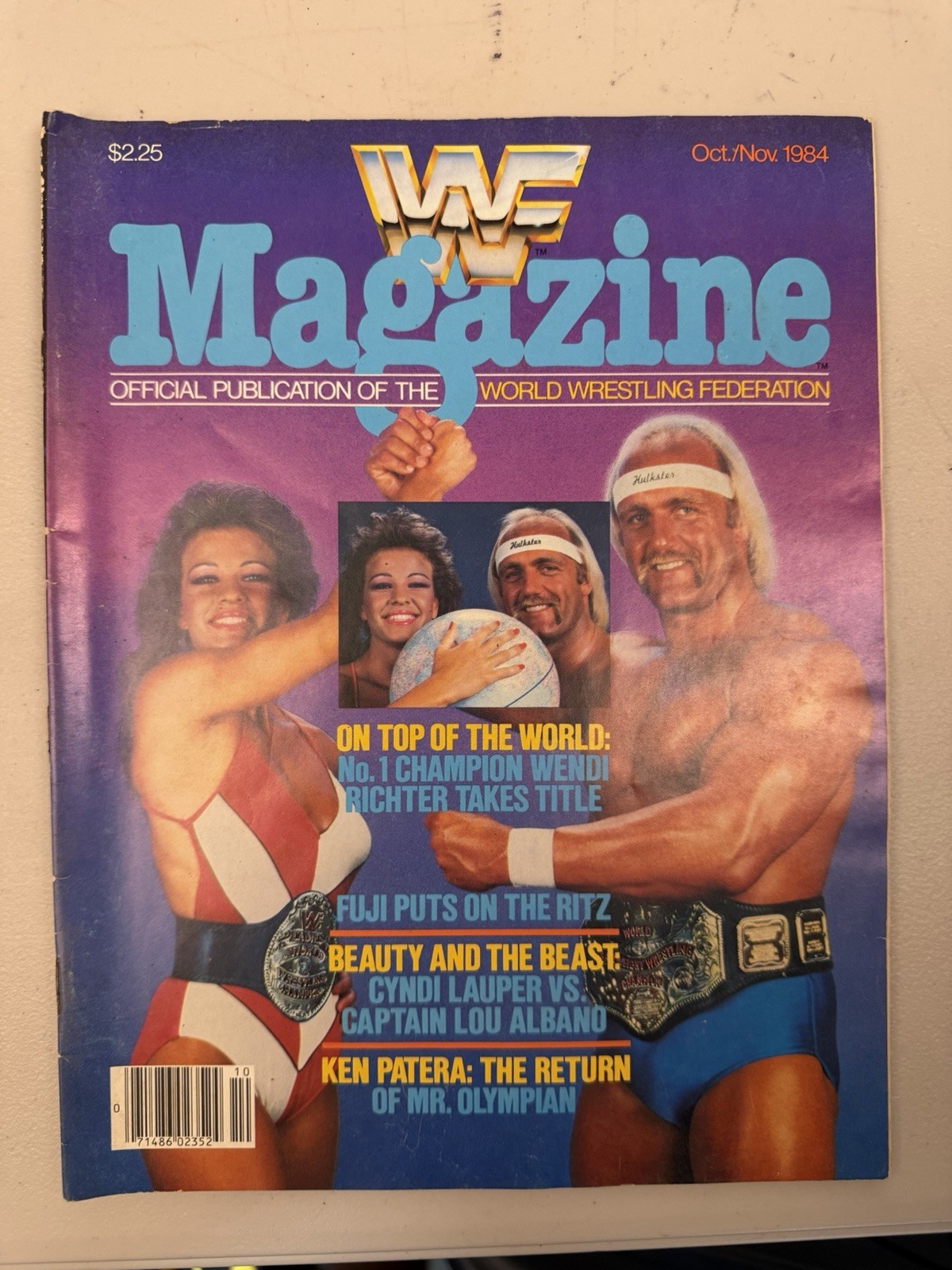 WWF WORLD WRESTLING FEDERATION MAGAZINE OCT NOV 1984 WENDI RICHTER HULK HOGAN