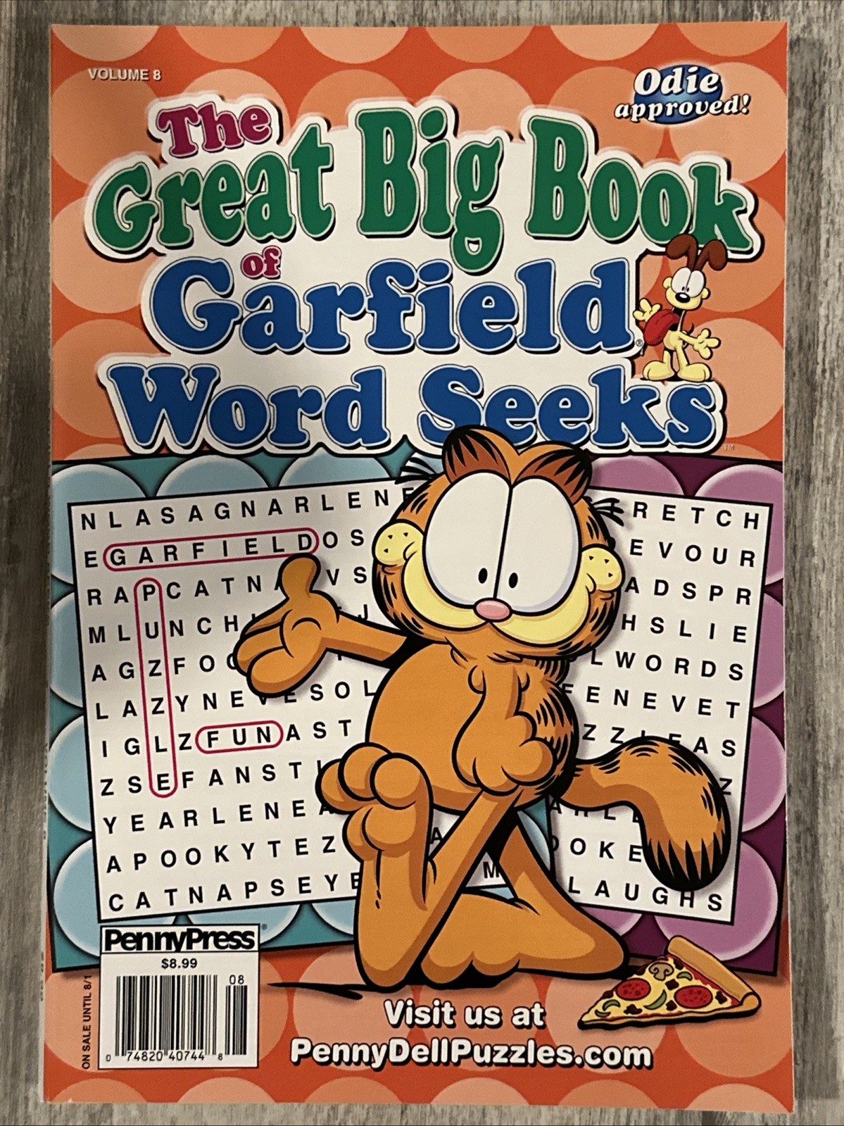 Penny Press The Great Big Books of Garfield Word Seek Book Vol 8 2023