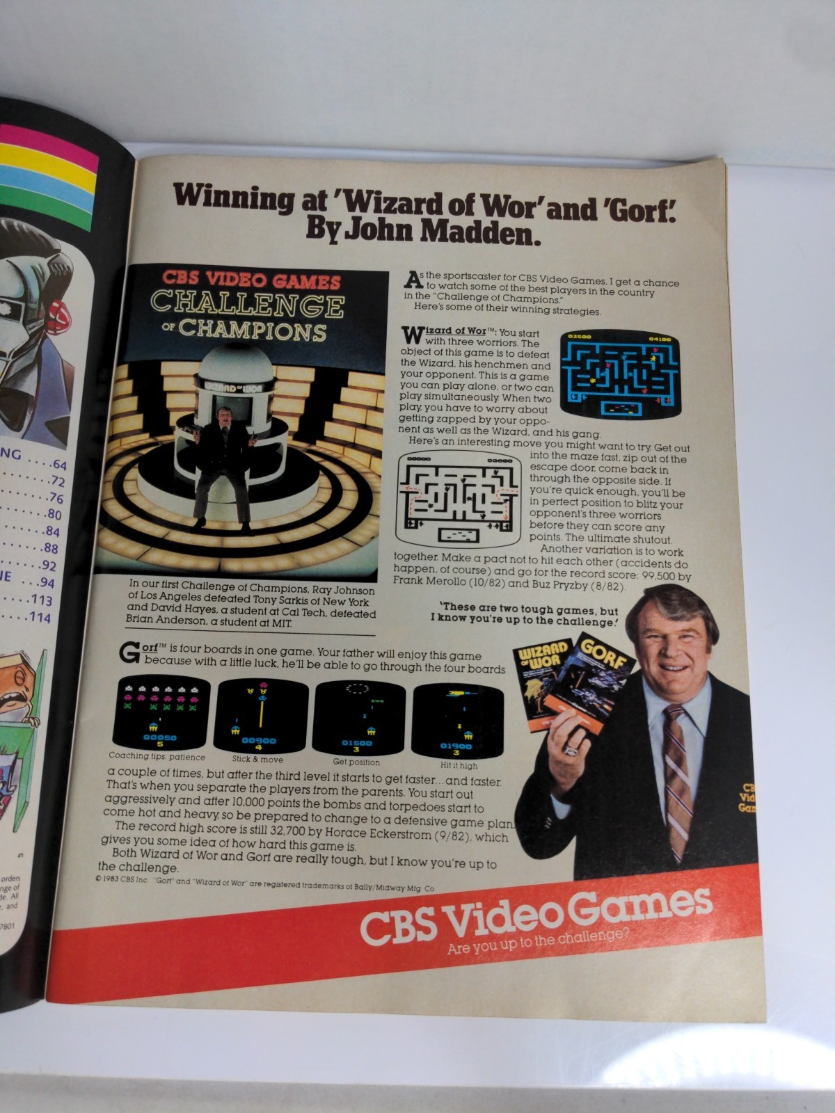 Vintage Electronic Games March 1983 Magazine Flash Gordon- Retro Video Games D6