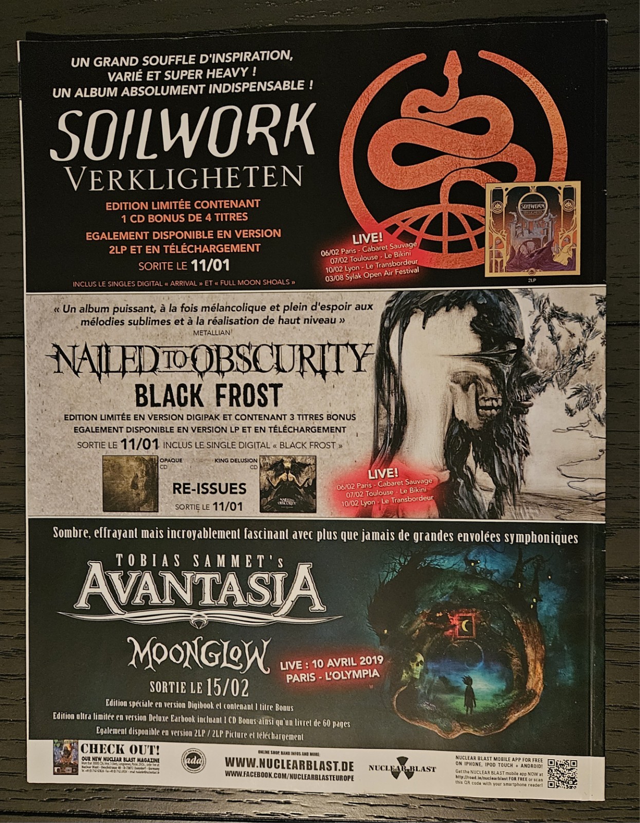 Rock Hard French Magazine January 2019 N°194 In French