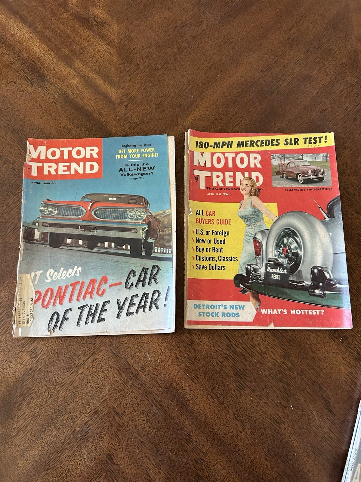 Vintage Automotive Magazine Lot Of 15 Issues From 1950s To 1960s