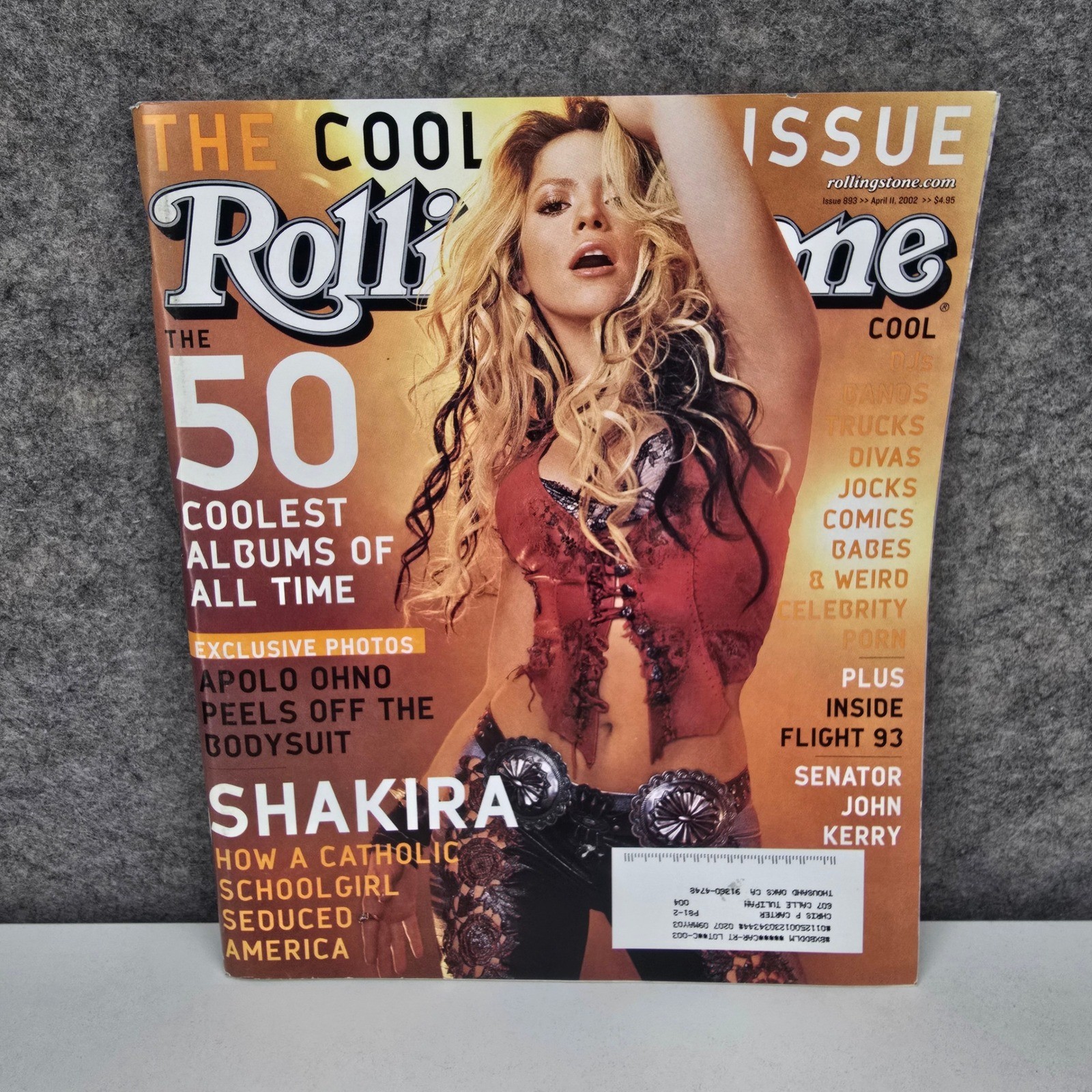 Rolling Stone Magazine Shakira The 50 Coolest Albums Issue 893 April 11 2002