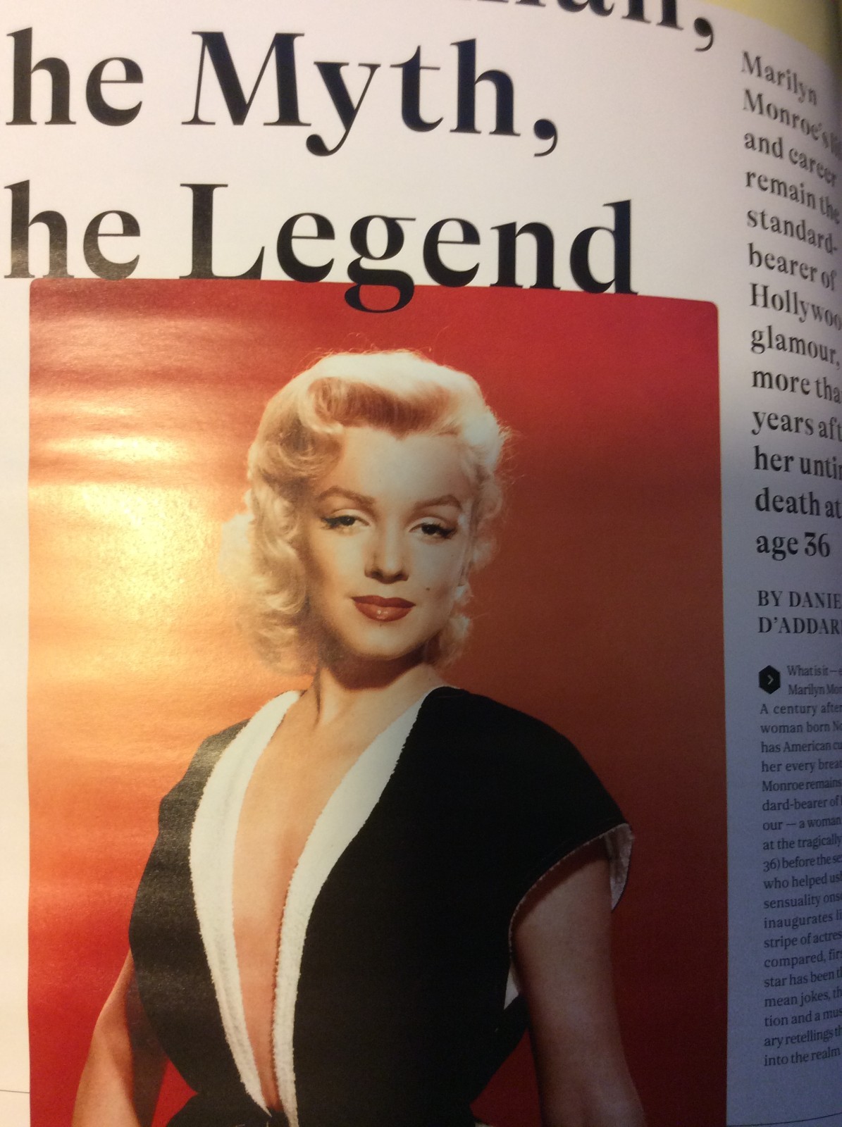 Marilyn Monroe Celebrating 100 Years Variety Magazine Extra Edition June/1/26