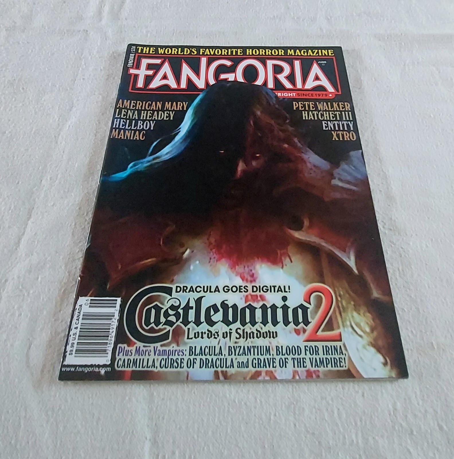 Fangoria Magazine Issue #324 June 2013 VG