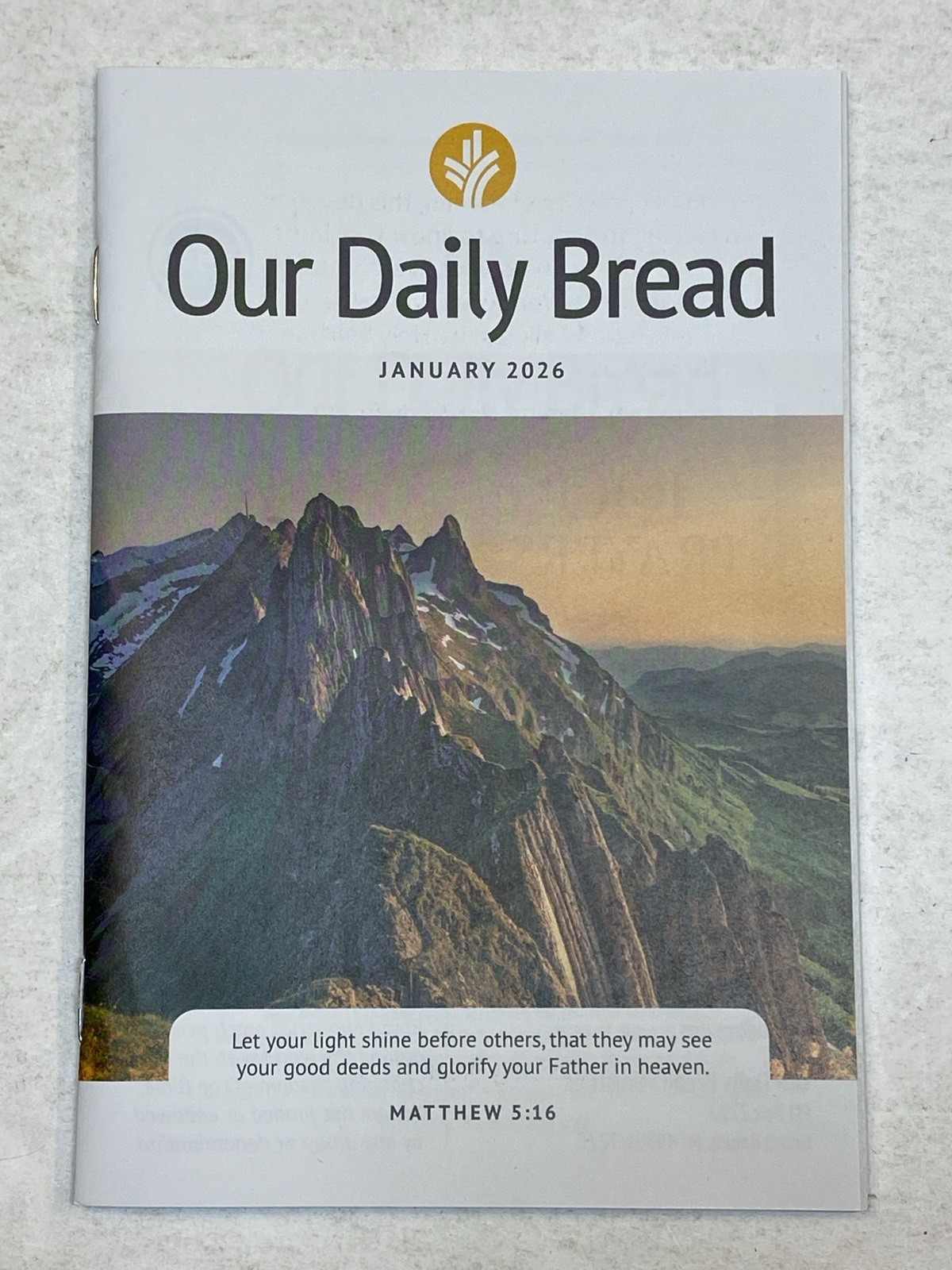 Our Daily Bread Magazine Devotions Jan 2026 Religious Spirituality Monthly Guide