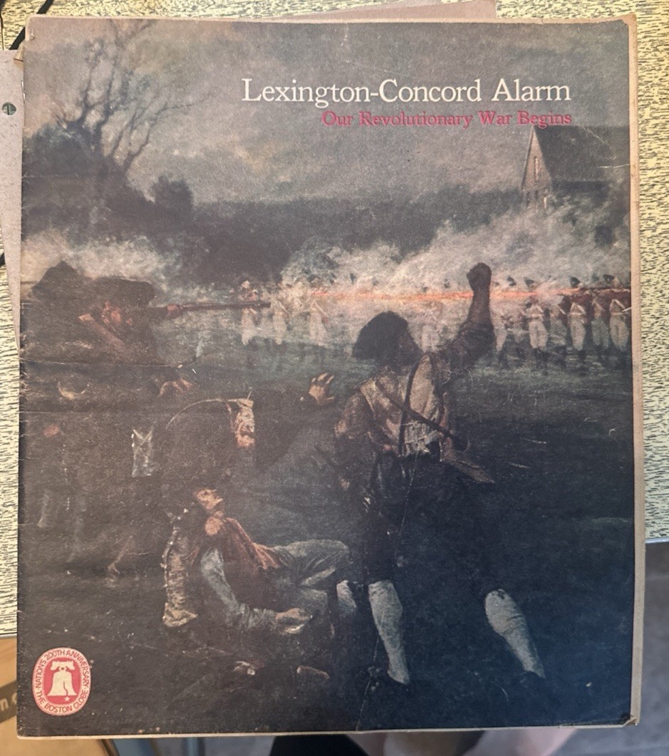 Vtg Boston Globe Supplement Lexington Concord Alarm Our Revolutionary Wars Begin