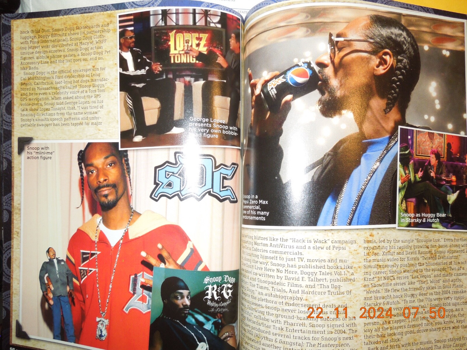 SNOOP DOGG hip hop weekly BEHIND THE MIC + POSTER ice t MASTER P warren g KURUPT