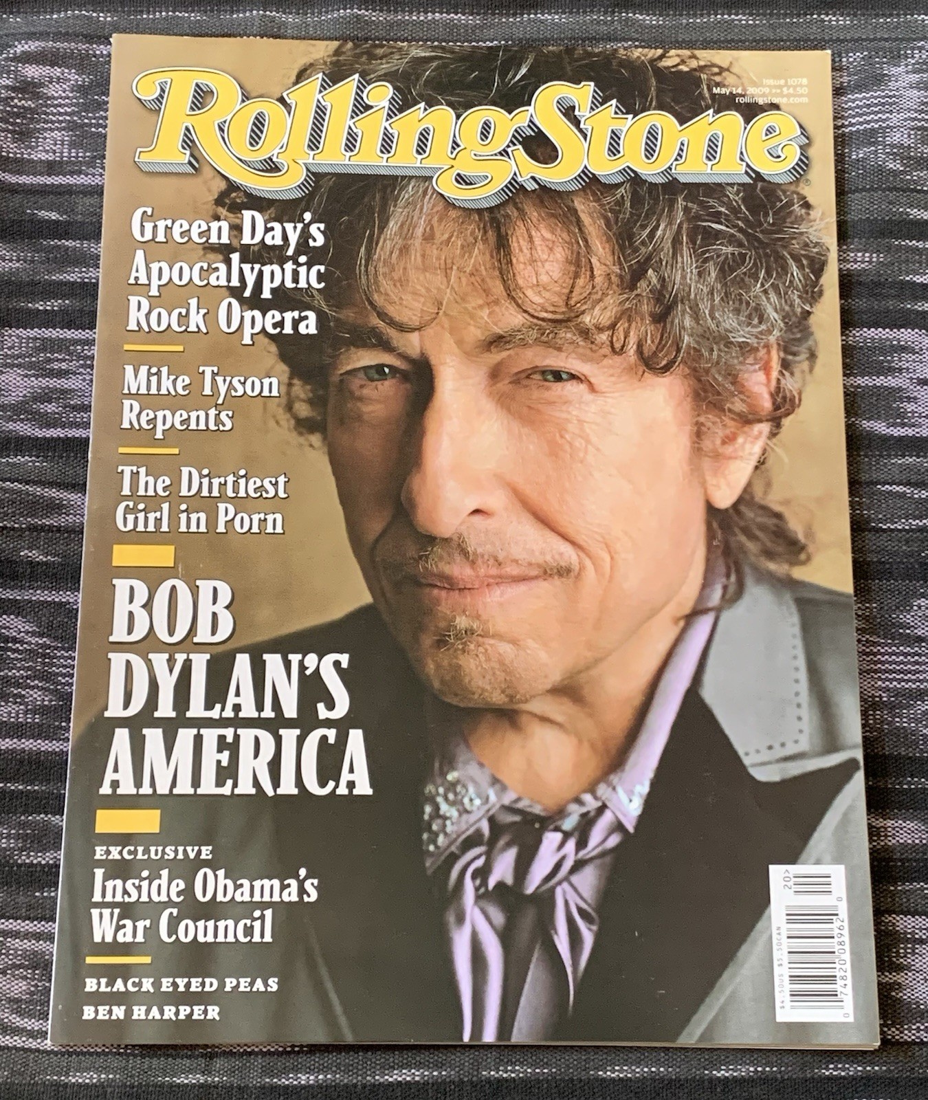 Rolling Stone Magazine May 14 2009 Bob Dylan Mike Tyson Green Day Newsstand Copy