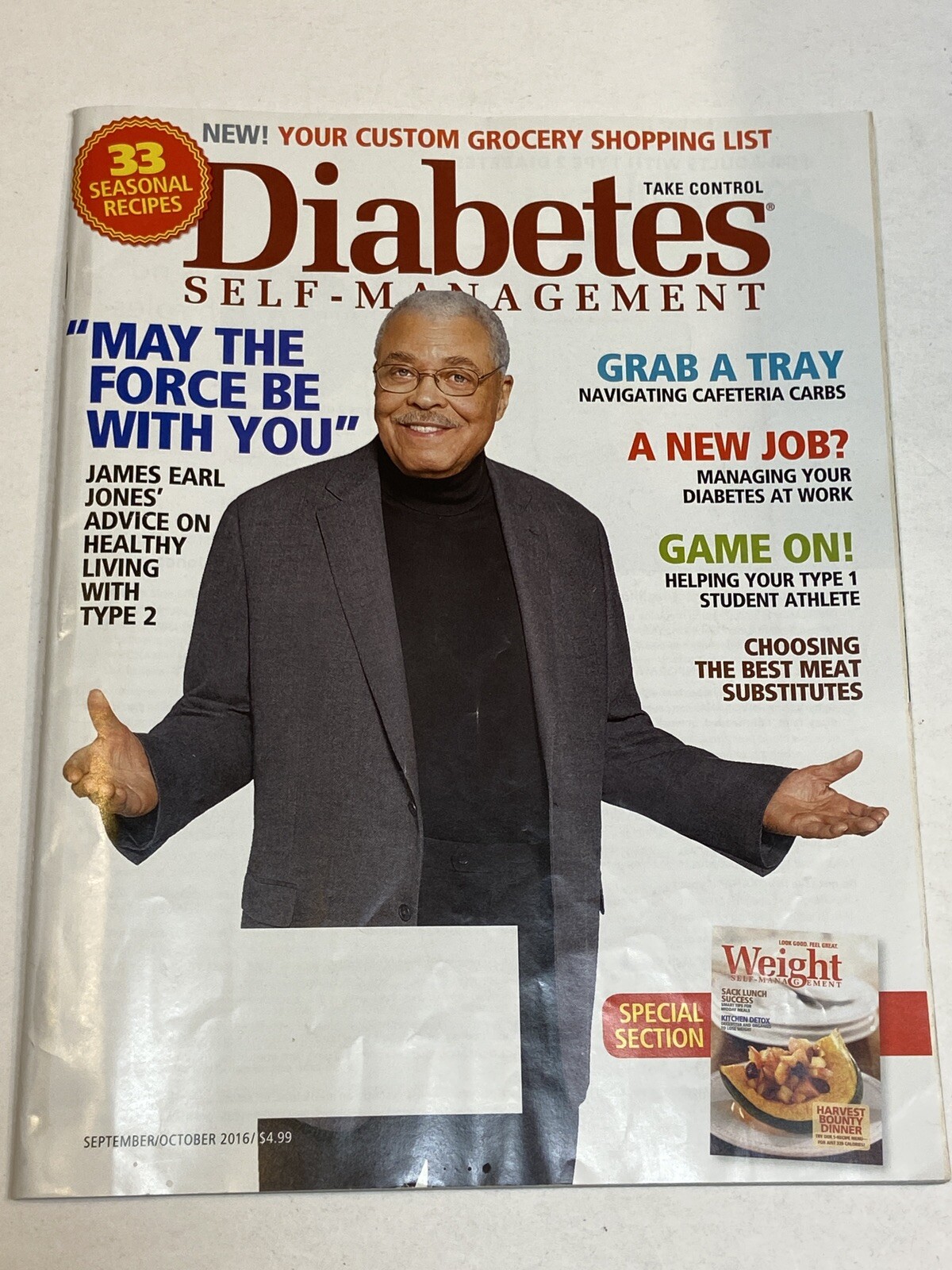 Diabetes Self Management Magazine Sep Oct 2016 James Earl Jones Student Athetes