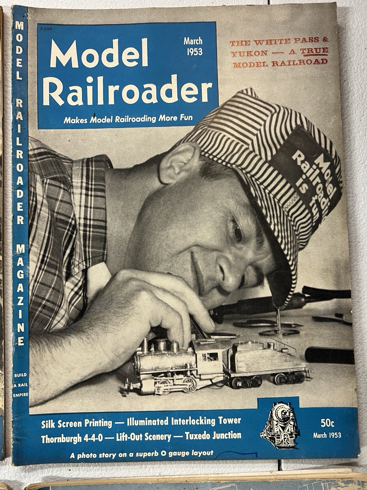 (8) Rare Vintage «The Model Railroader» Magazine’s – Various 1952 – 1953