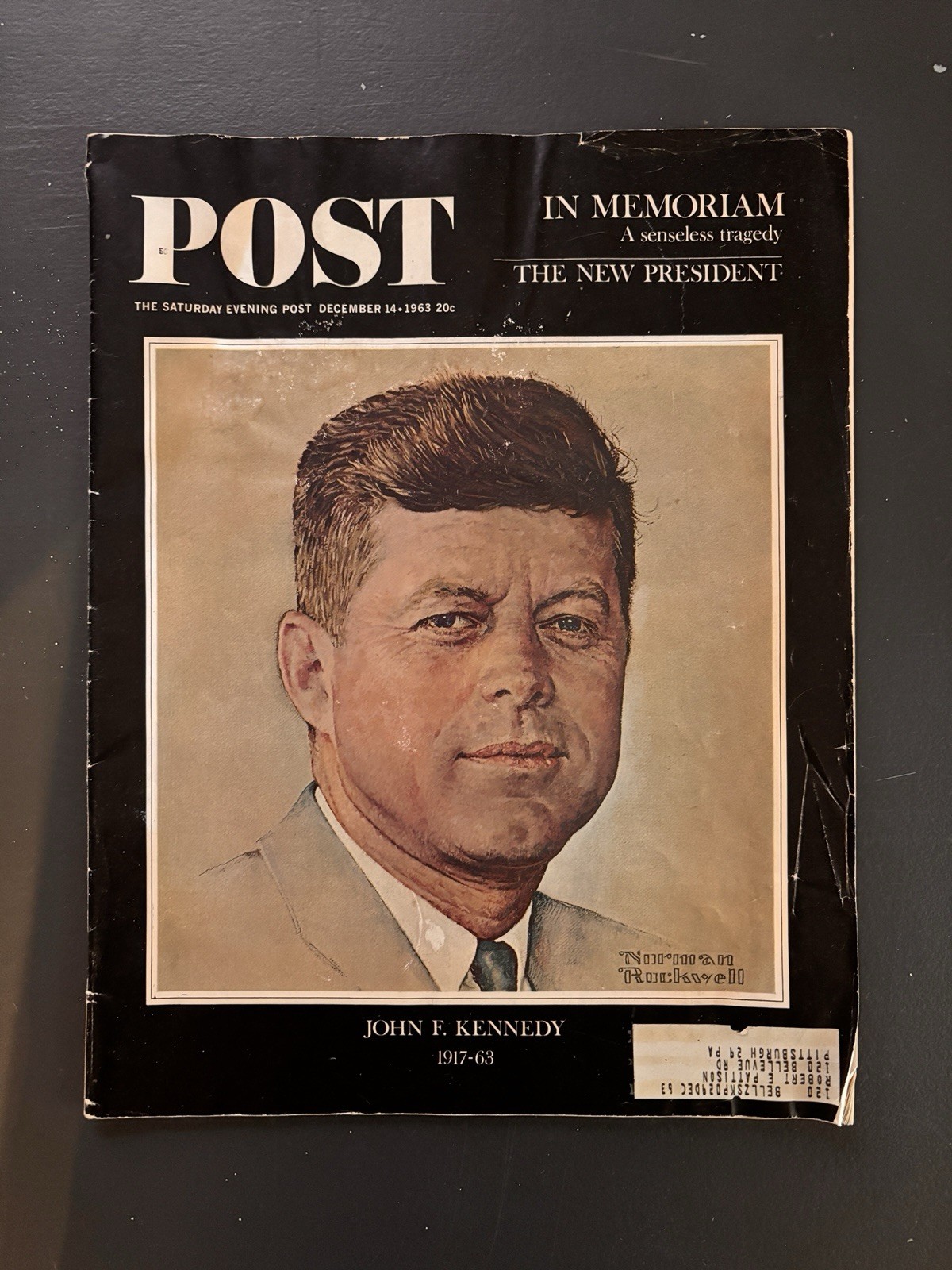 POST MAGAZINE (December 1963) John F Kennedy Memorial Edition JFK