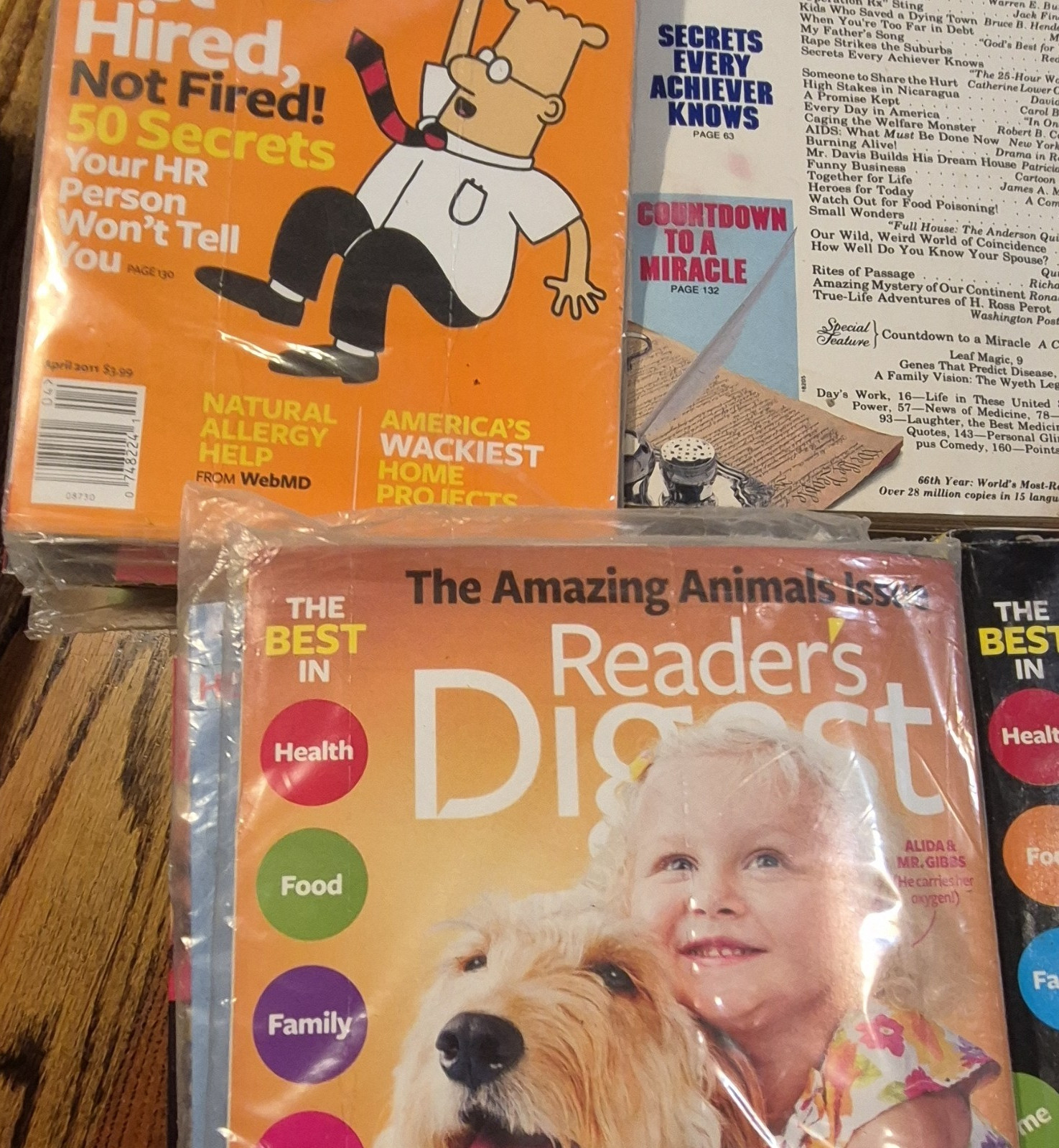 Reader’s Digest Magazines, Multiple Books