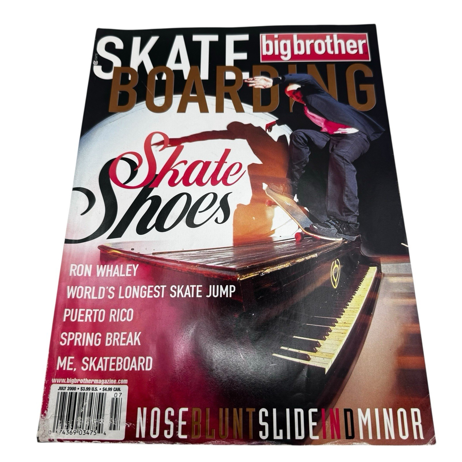 Big Brother Skateboarding Magazine July 2000 Number 62 Skate Shoes