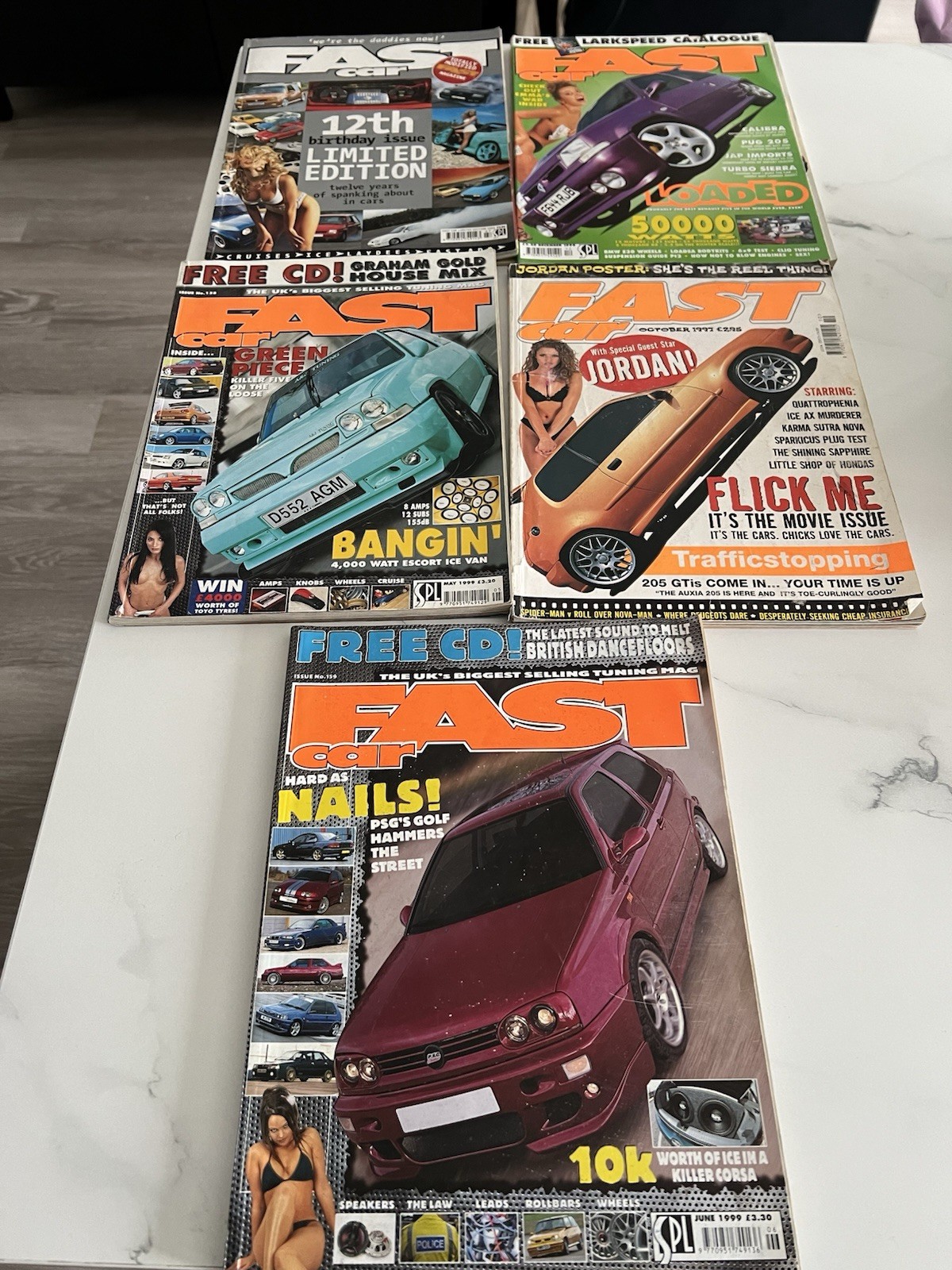 fast car magazine x 5 Job Lot – 96-99