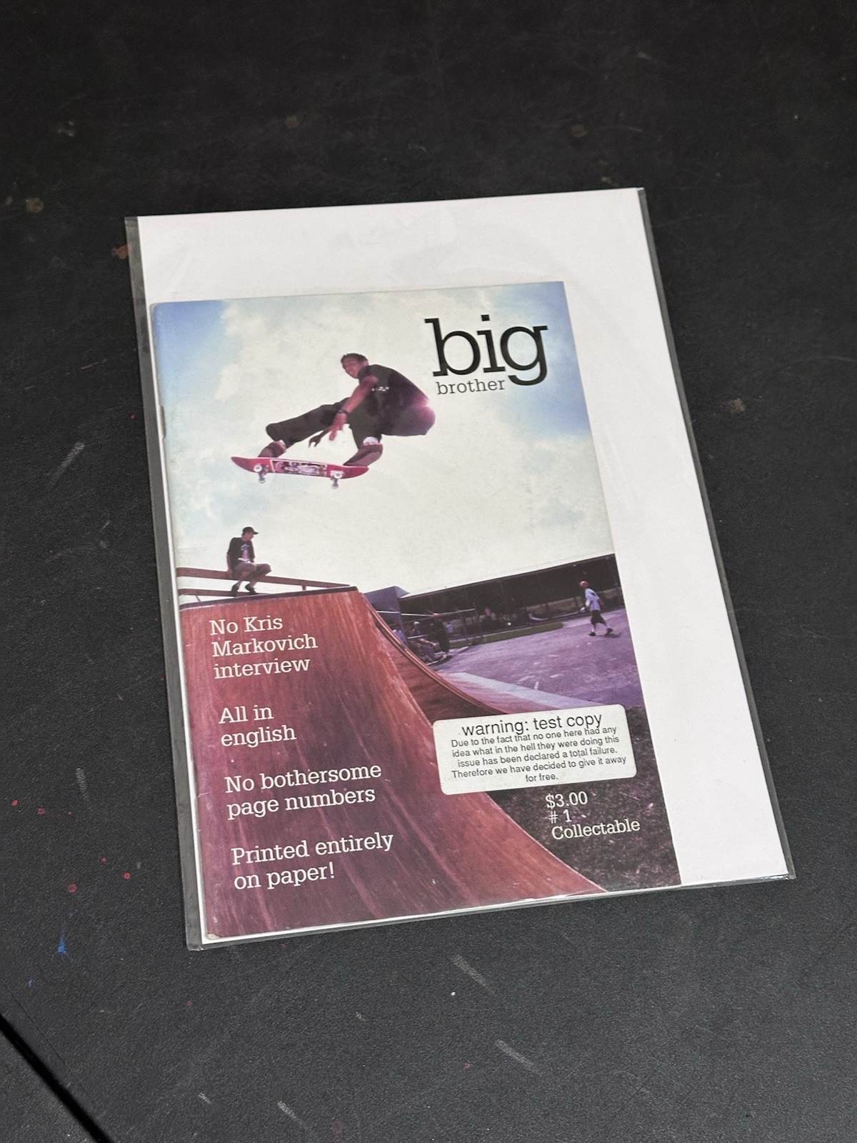 Big Brother Magazine Issue 1 Rare Issue Vintage 1990s