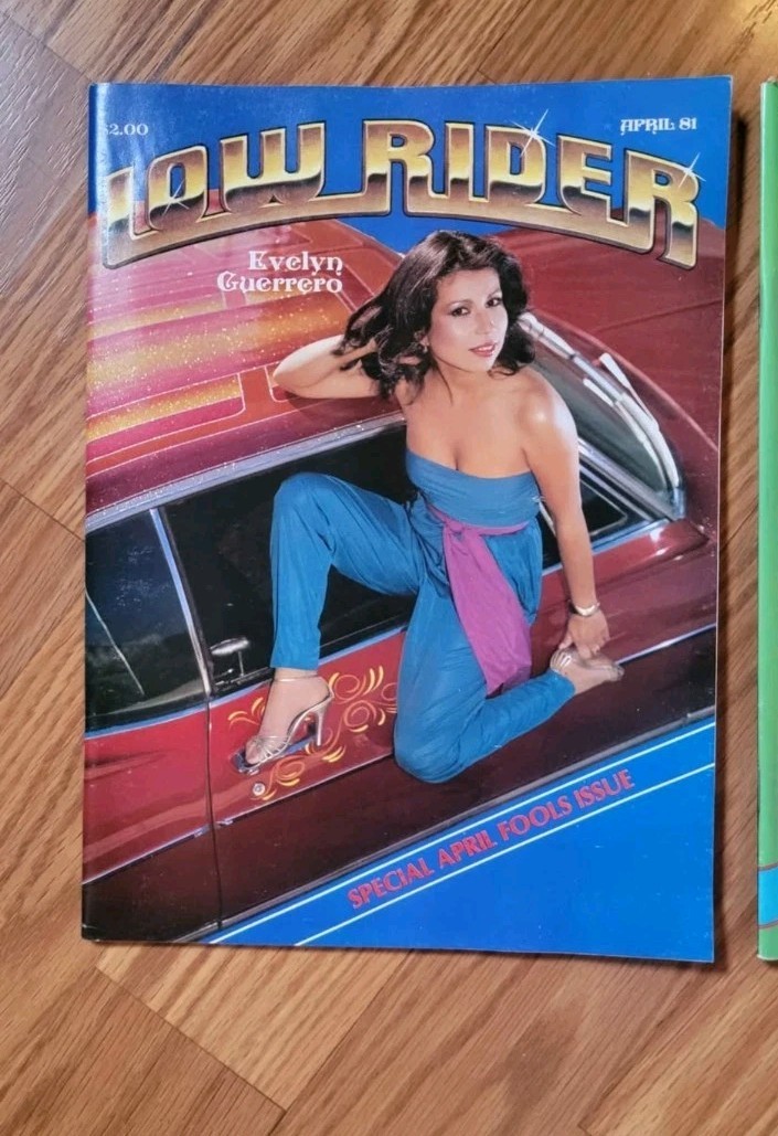 2 Lowrider Magazine March 1981 Fernando Allende Boxer Evelyn Guerrero RARE VTG
