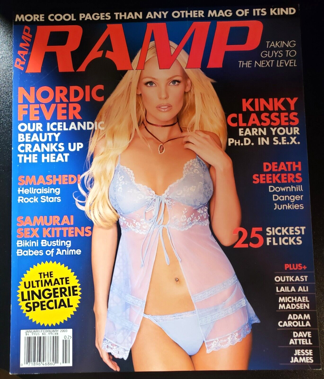 RAMP MAGAZINE # 2 JAN/FEB 2003 GIRLS OF ANIME R LEE ERMEY MICHAEL MADSEN JAMES