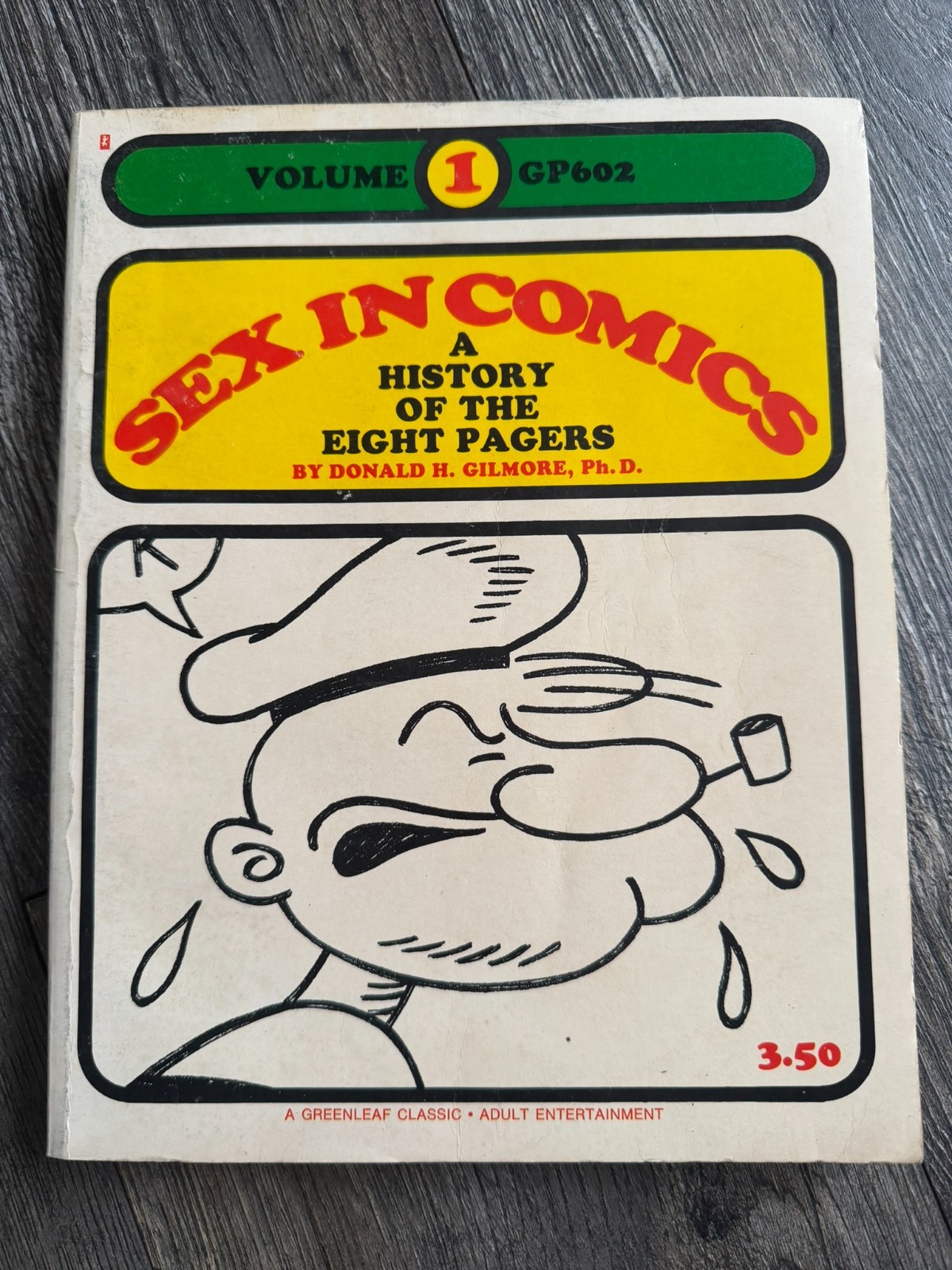 SEX IN COMICS volume 1 Donald Gilmore 1971 Greenleaf History Of The Eight Pagers