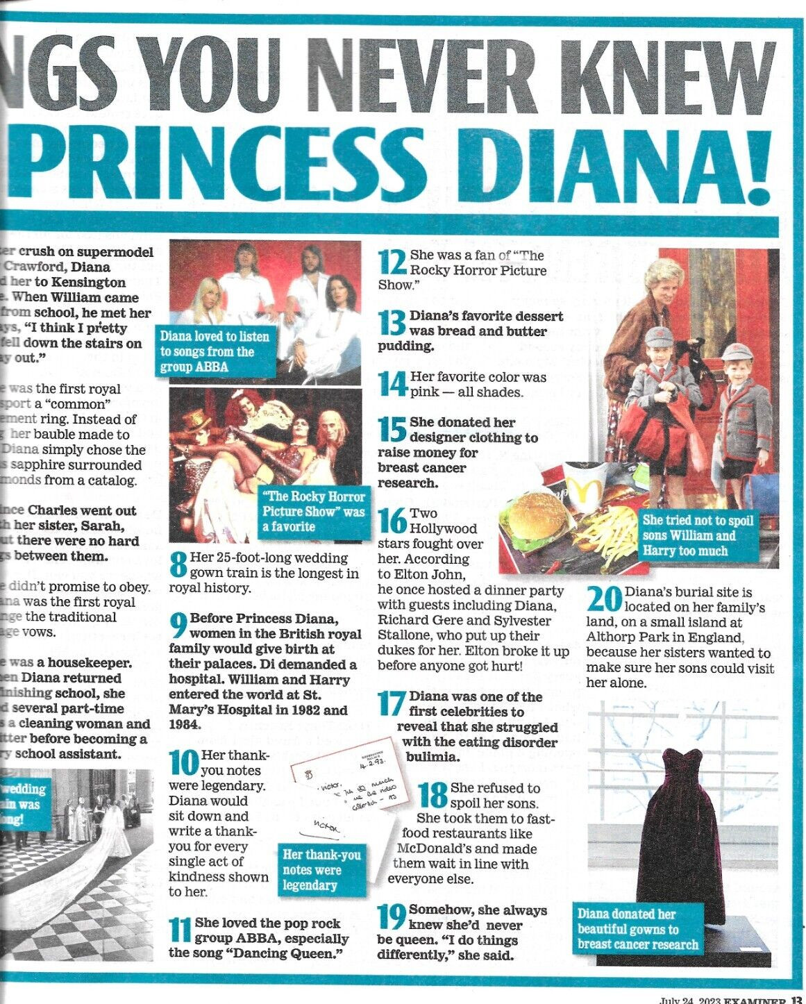 National Examiner Before Stars Were Famous Princess Diana Garth Brooks 2023