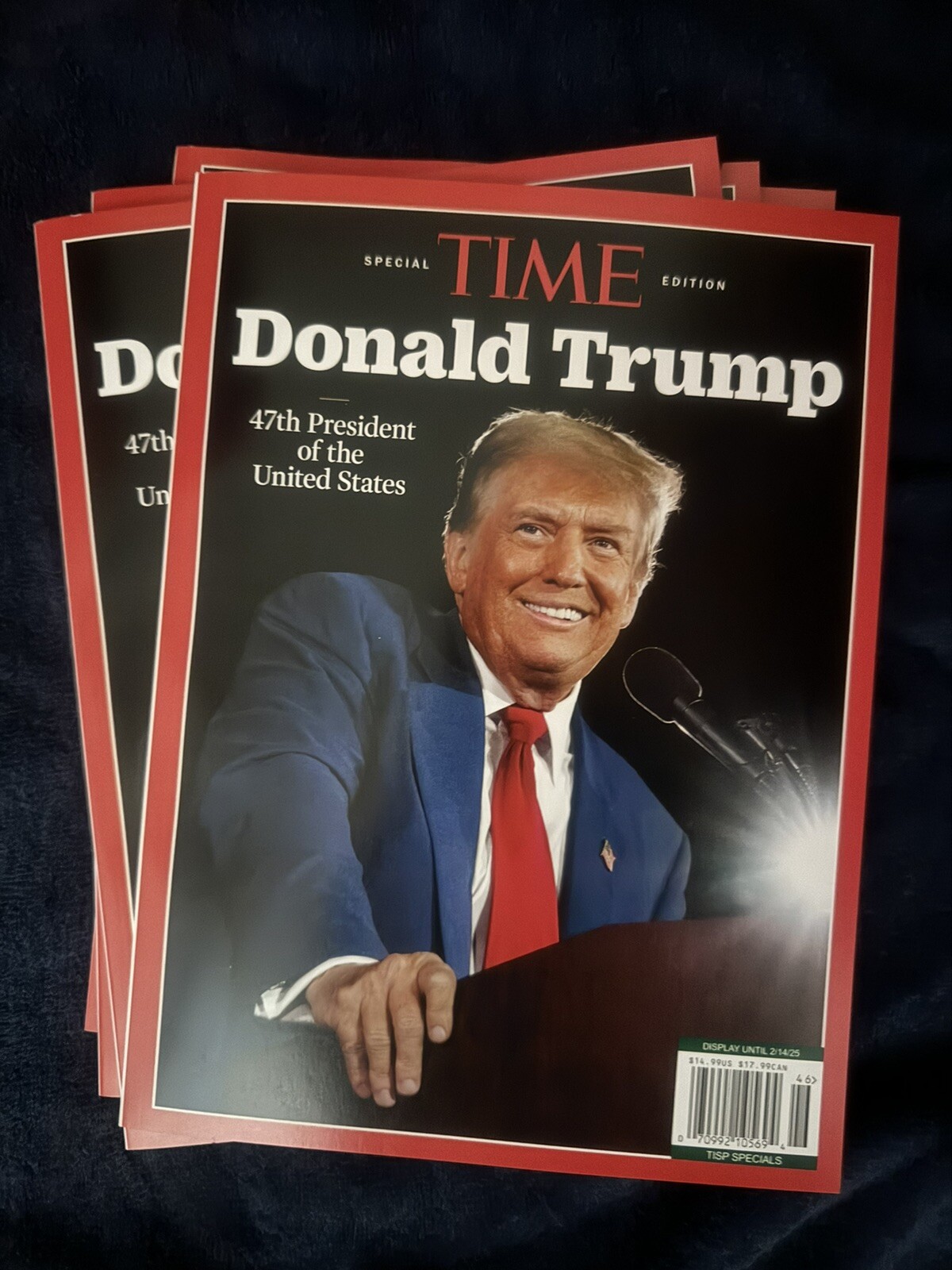 Donald Trump Special Edition Time Magazine 47th President Of The United States J