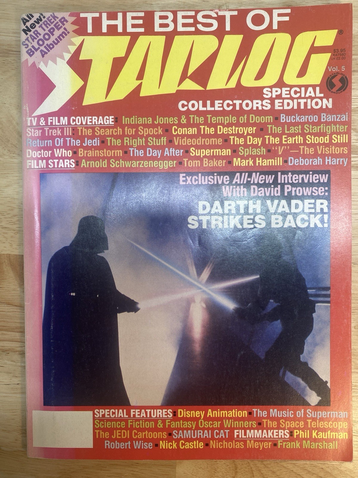 Starlog Special Collectors Edition Vol 5 1984 Star Wars Conan Indiana Jones