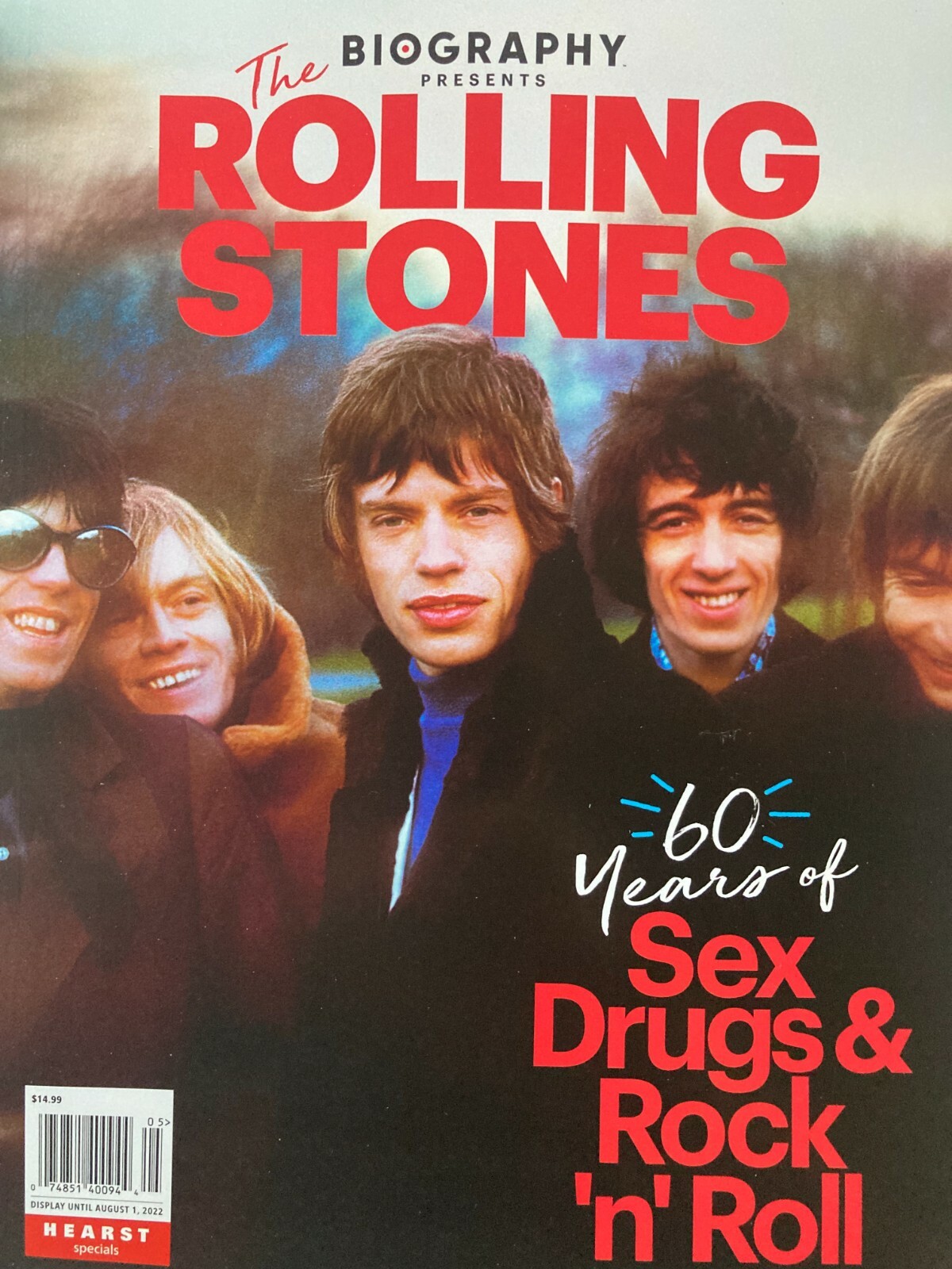 THE ROLLING STONES – 60 YEARS OF SEX, DRUGS & ROCK 2022 BIOGRAPHY Magazine NEW