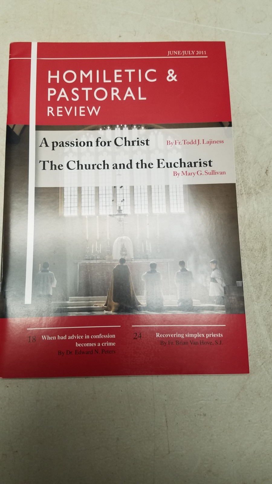 Homiletic & Pastoral Review June/July 2011 (D)