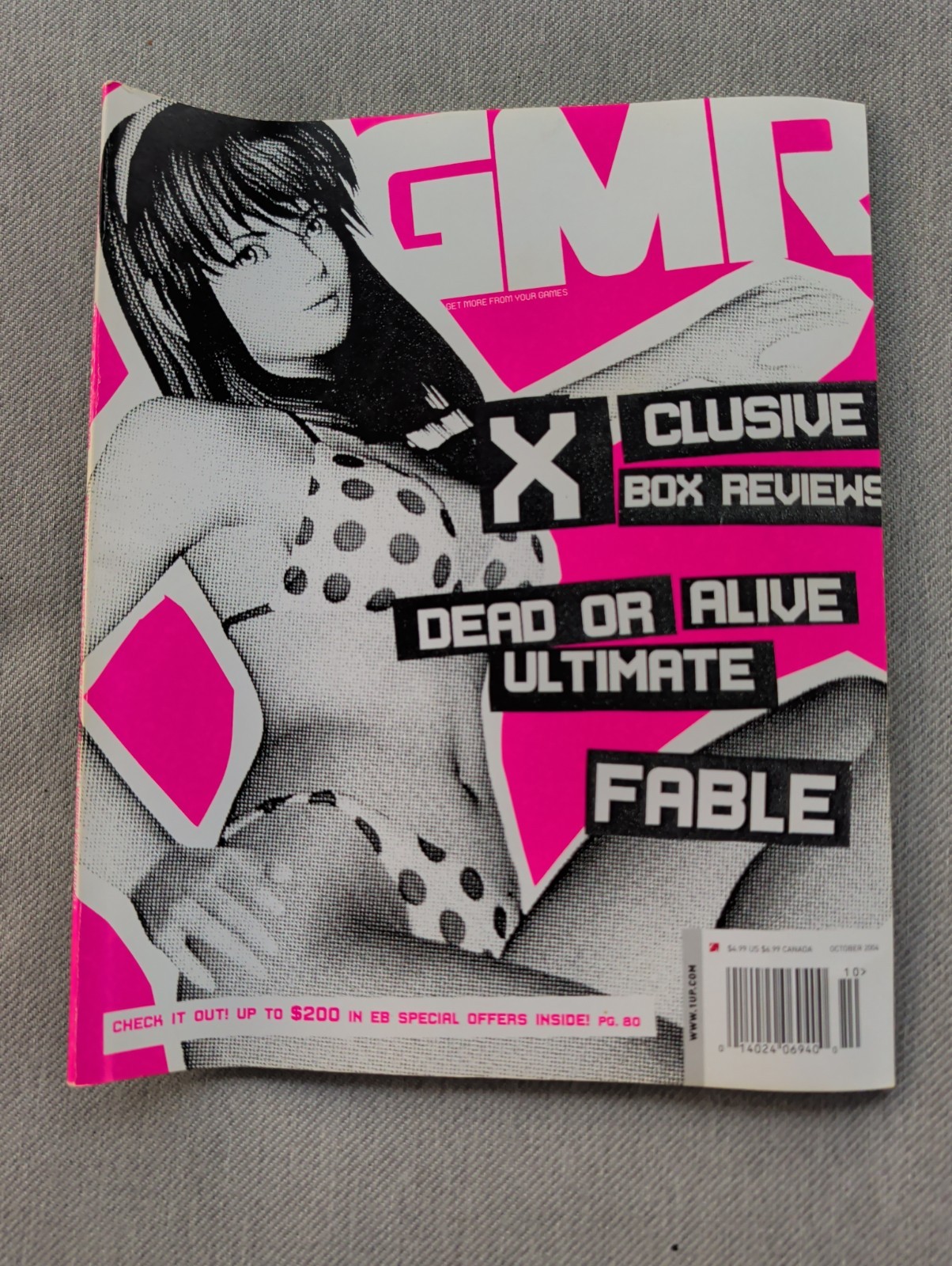 GMR Magazine October 2004 Issue Fable Dead Or Alive Ultimate