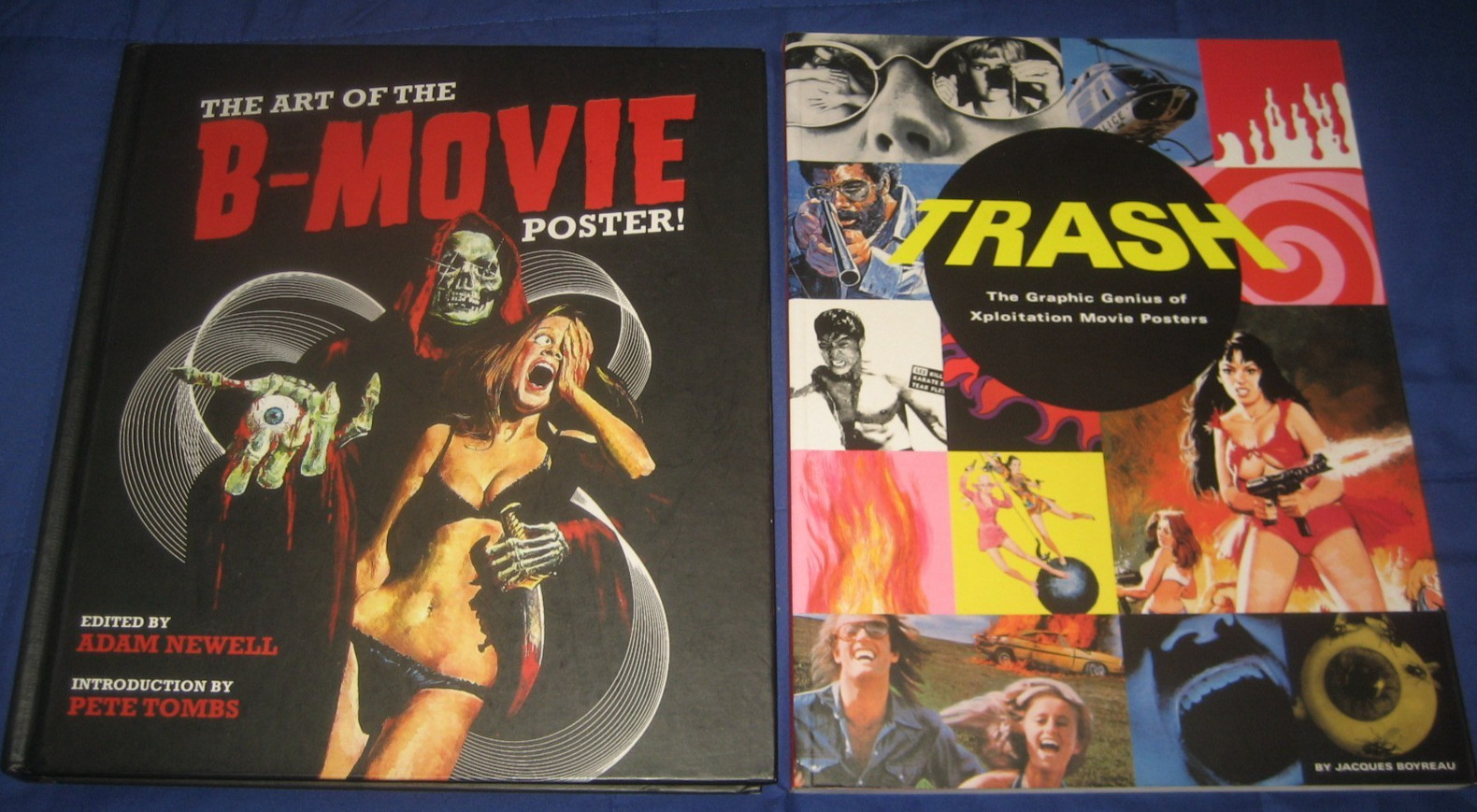 HORROR & EXPLOITATION MOVIE POSTER BOOKS LOT OF 2