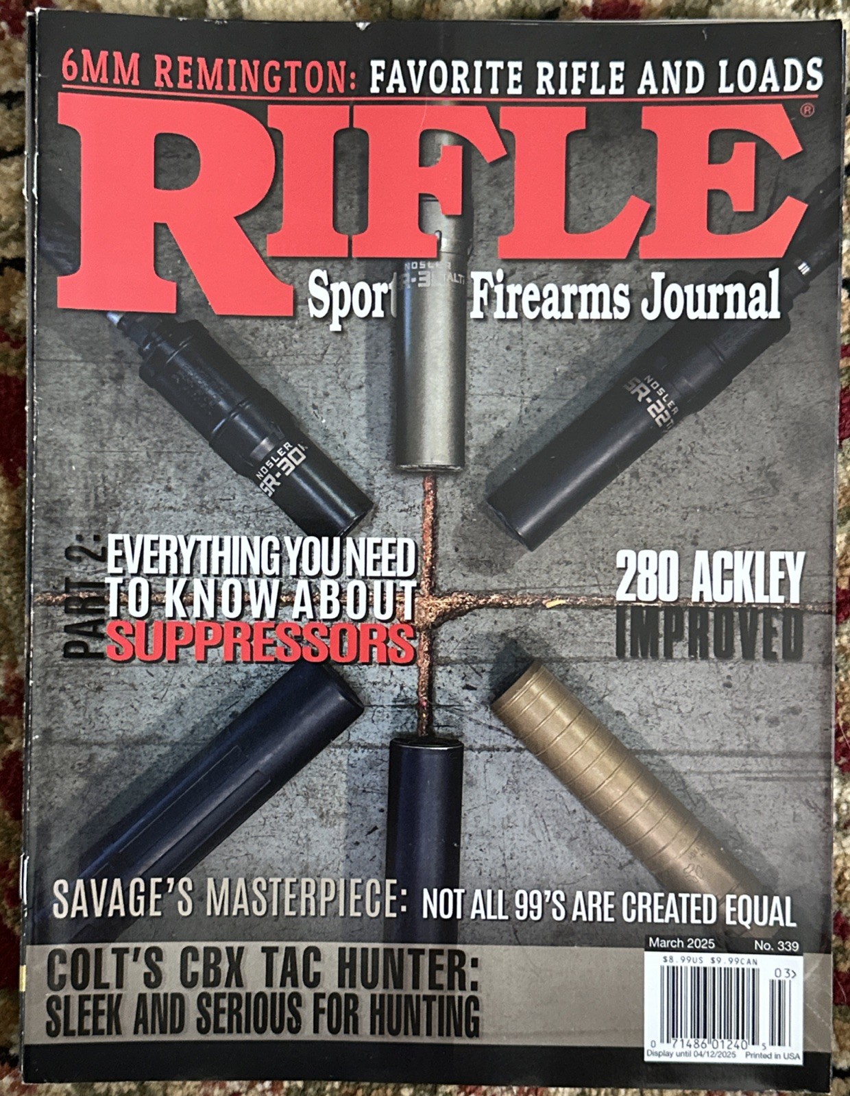 Rifle Magazine Sporting Firearms Journal March 2025 Issue 339