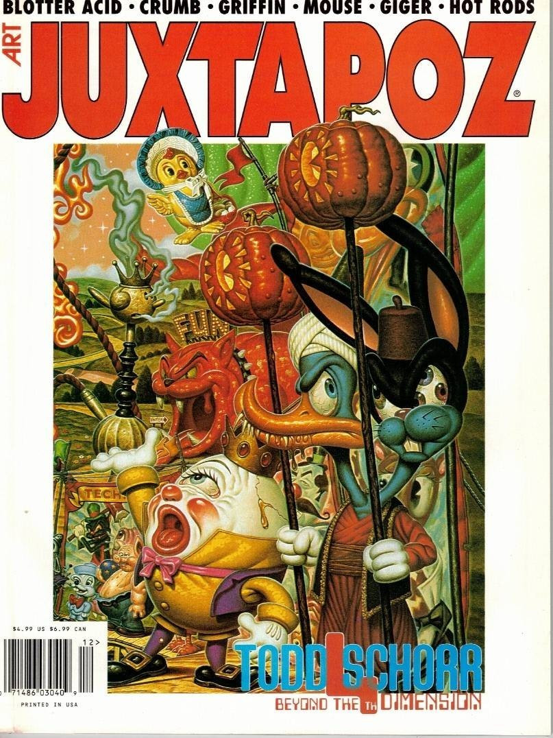 JUXTAPOZ Magazine, #29 Nov/Dec 2000; CRUMB, GIGER, SCHORR, GRIFFIN, MOUSE