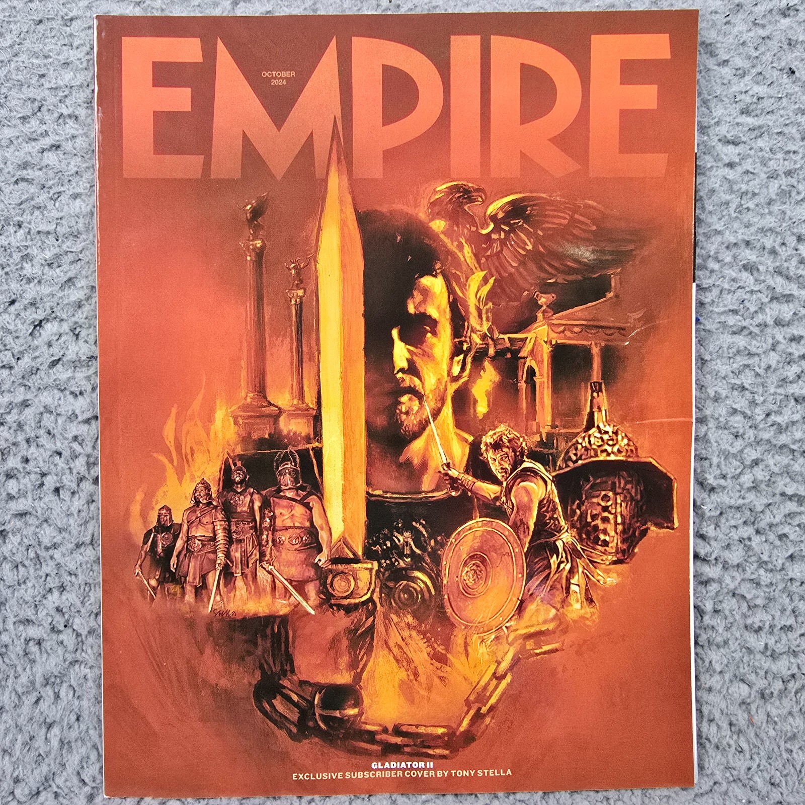 Empire Film Magazine October 2024 Issue 432 Gladiator II Denzel Anora Movie NEW