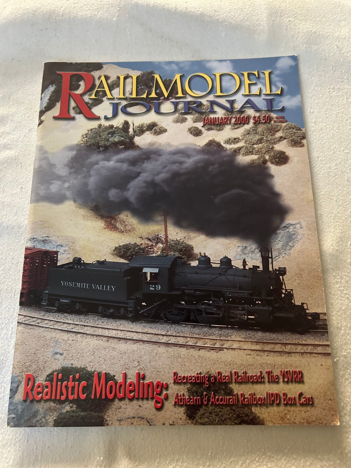 Rail Model Journal Magazine January 2000 YVSRR Athearn Accurail Railbox