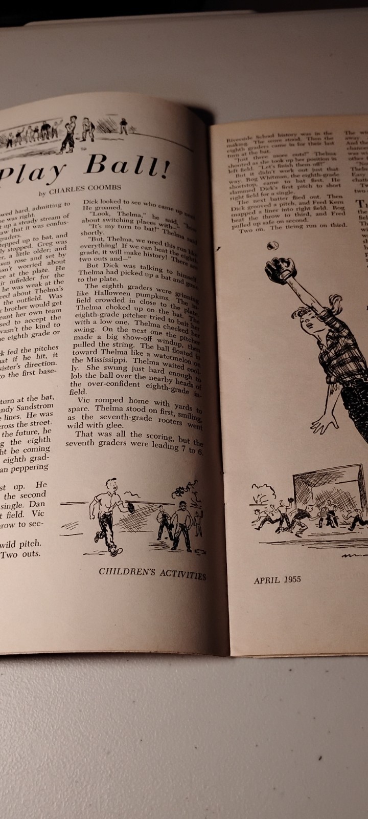 1955 April Vintage Children’s Activities Magazine