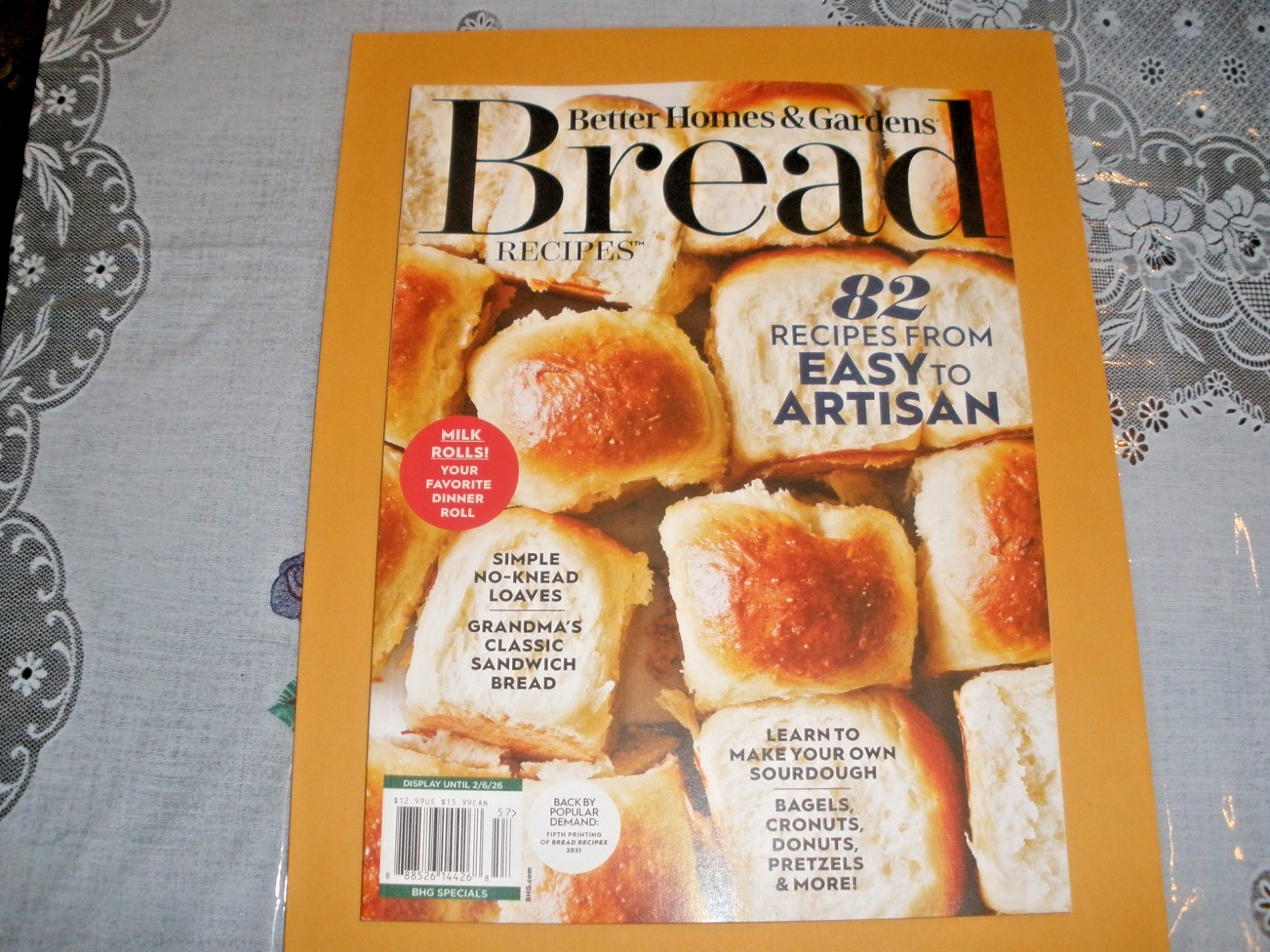 Better Homes and Garden Magazine Bread Recipes February 2026 NEW