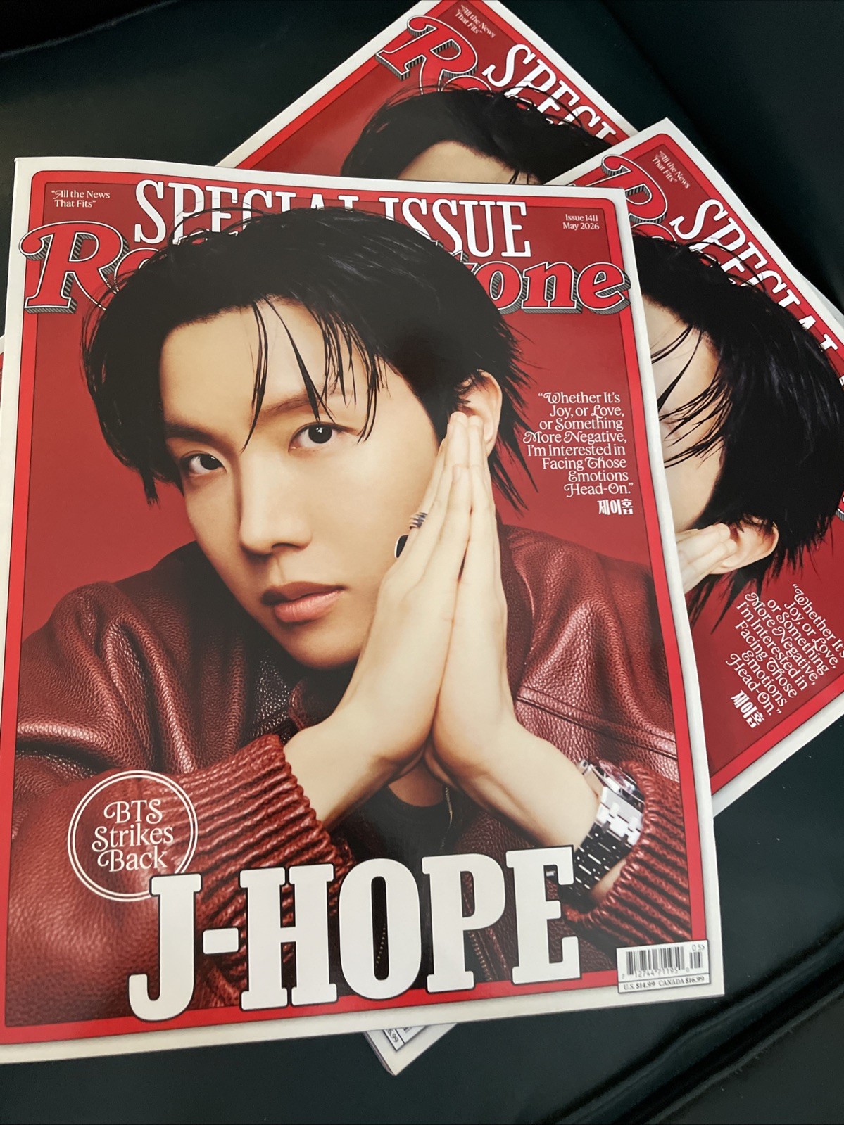 BTS Strike Back ROLLING STONE MAGAZINE J- HOPE May 2026 Issue 1411 Sold Out!