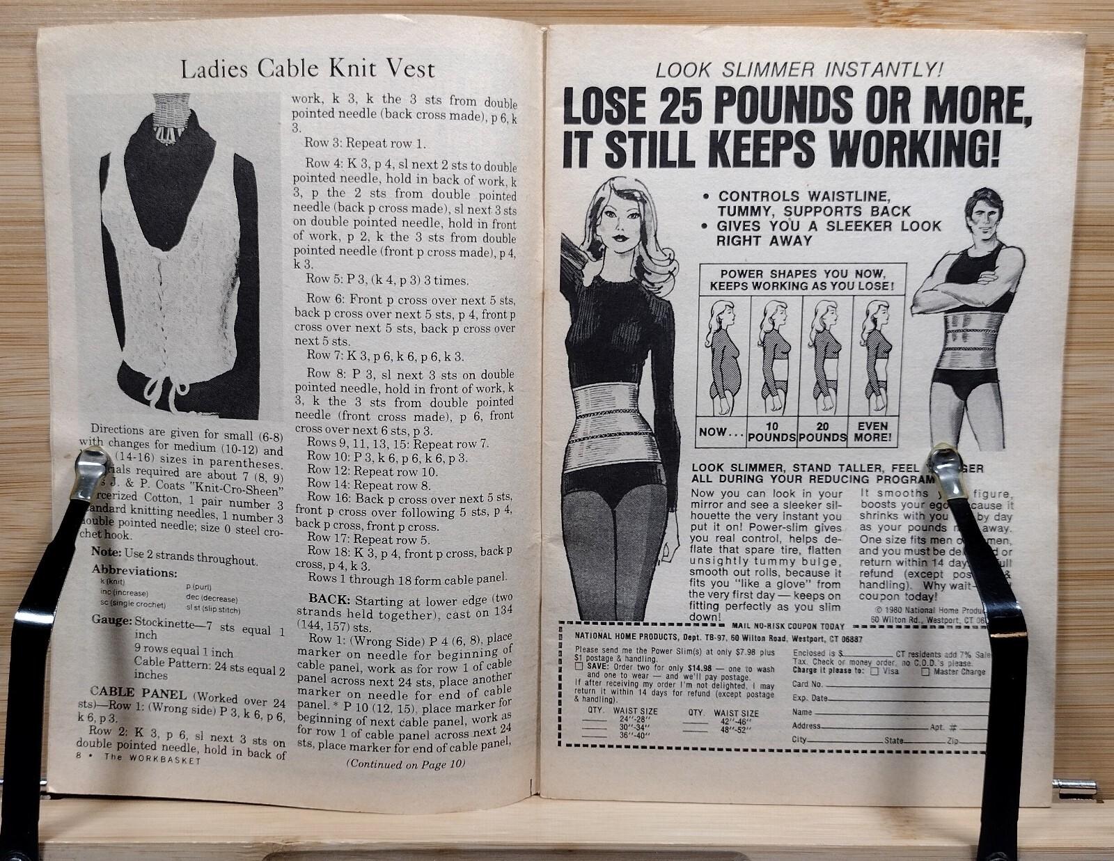The Workbasket JUNE/JULY 1980 VOL 45 #8 Knit This Playsuit for your Favorite You