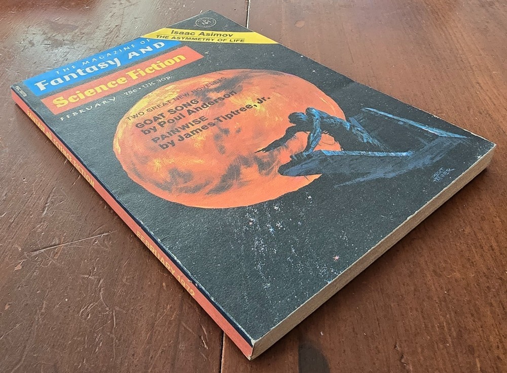 Fantasy & Science Fiction – February, 1972 Issue – Tiptree, Anderson, Koontz c1
