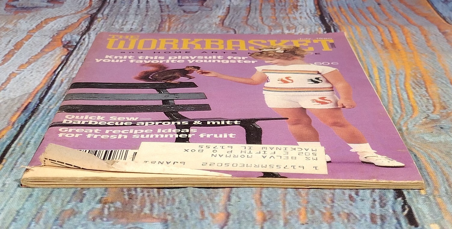 The Workbasket JUNE/JULY 1980 VOL 45 #8 Knit This Playsuit for your Favorite You