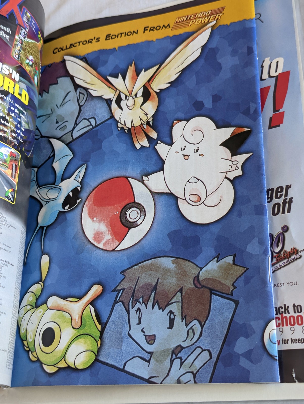 Nintendo Power Magazines w/ Pokemon power comics 1-6 Complete GREAT condition